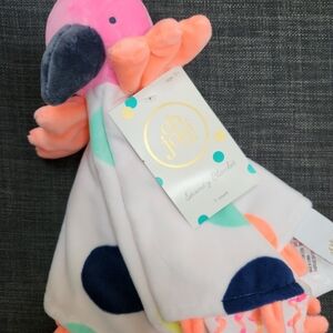Oh Joy! Flamingo Security Blanket - Pink, Coral & Navy
